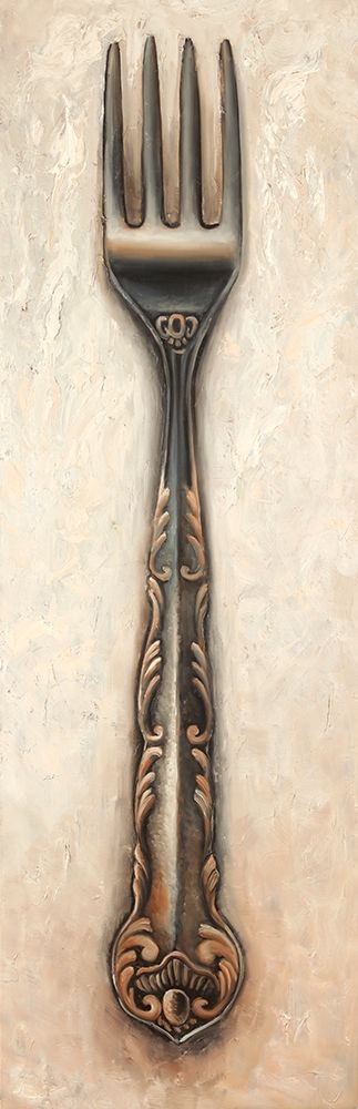 Wall art: Vintage Fork, by Atelier B Art Studio