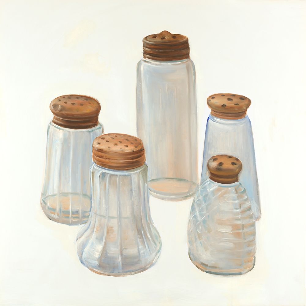 Wall art: Vintage Salt and Pepper Shaker, by Atelier B Art Studio