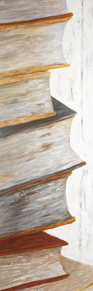 Wall art: MOUNTAIN OF BOOKS, by Atelier B Art Studio