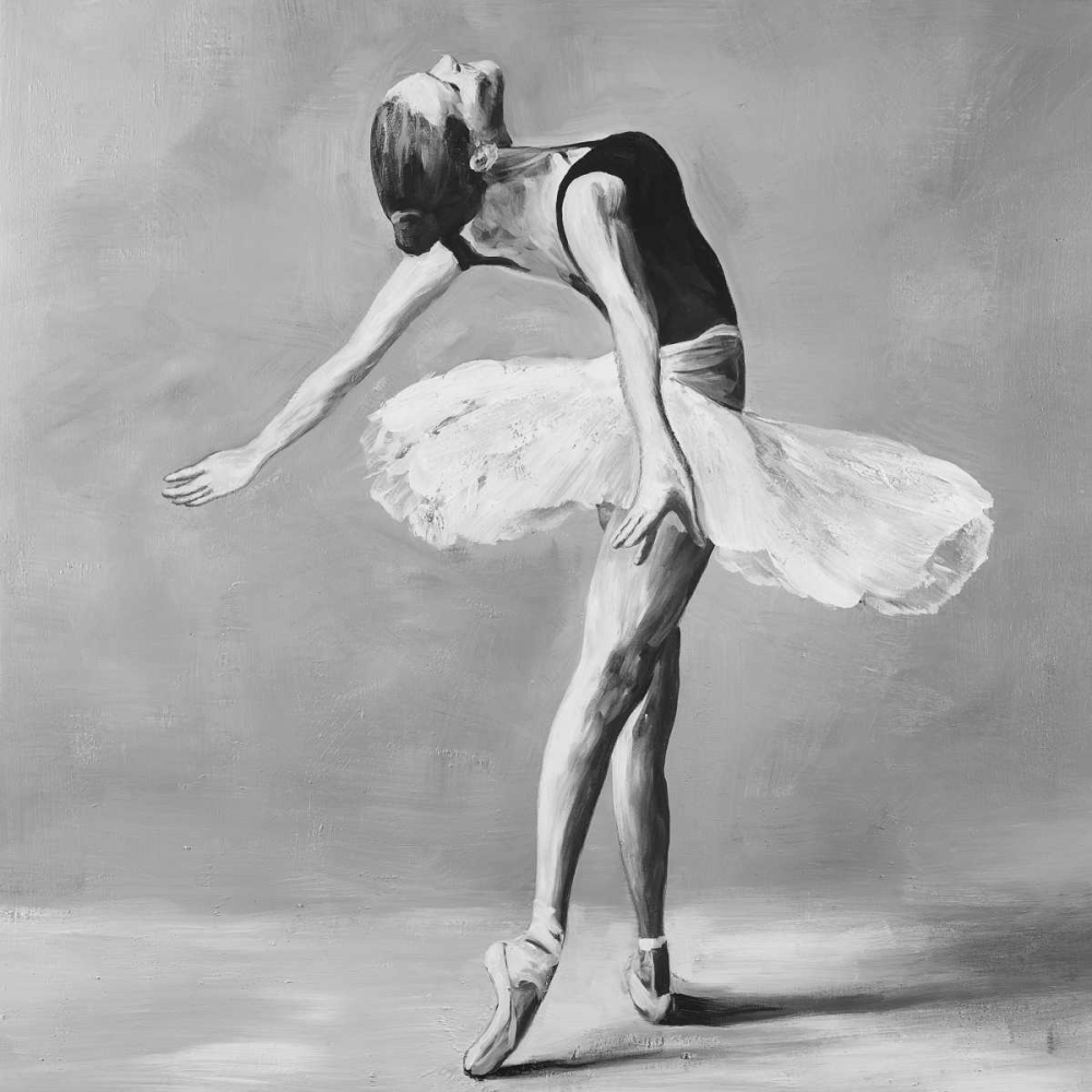 Wall art: Classic Ballet Dancer, by Atelier B Art Studio