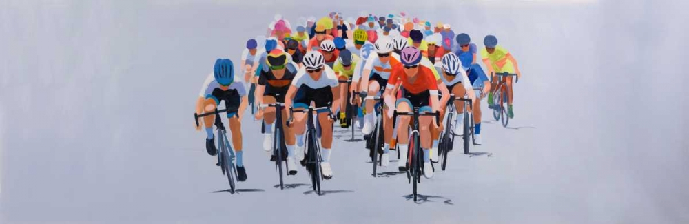 Art Print: Cycling Competition