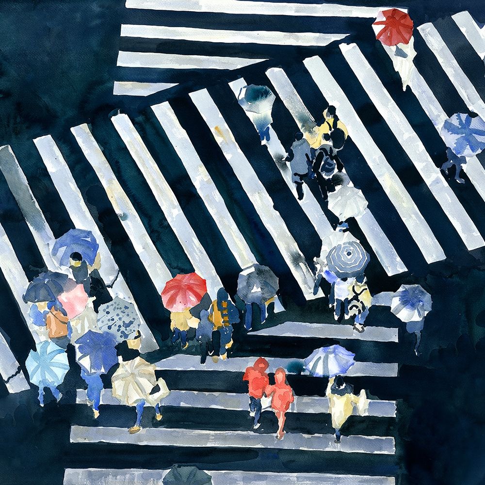 Wall art: MAIN STREET, by Atelier B Art Studio