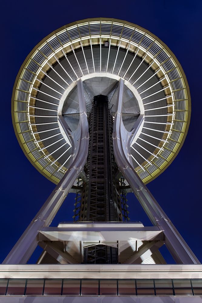 Wall Art Painting id:213570, Name: Space Needle Upwards, Artist: Matheson, Aaron