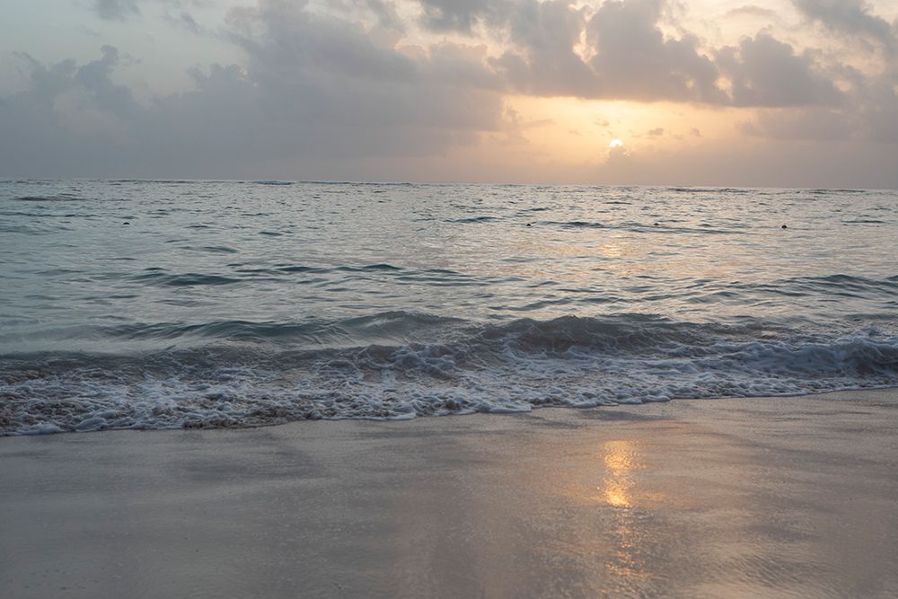 Wall Art Painting id:640145, Name: Gold And Blue Sunset II, Artist: Matheson, Aaron