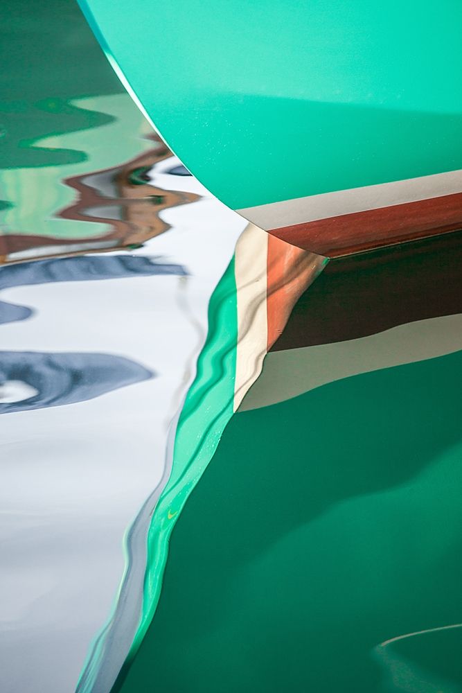 Art Print: Green Ripples