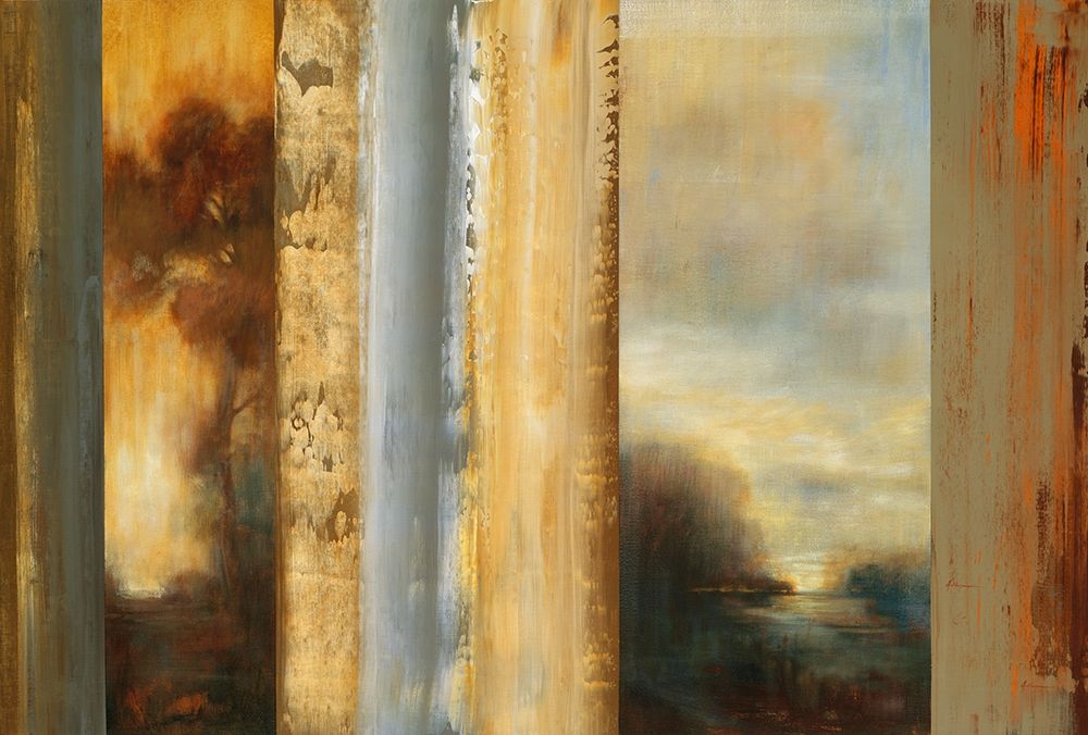 Wall Art Painting id:263043, Name: Split Landscape, Artist: Addyman, Simon