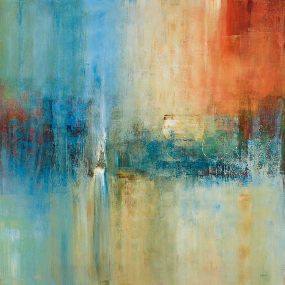 Wall Art Painting id:157907, Name: Blue Cascade, Artist: Addyman, Simon