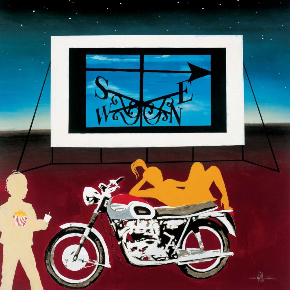 Wall Art Painting id:157994, Name: Watching Where Were Going, Artist: Haxton, KC