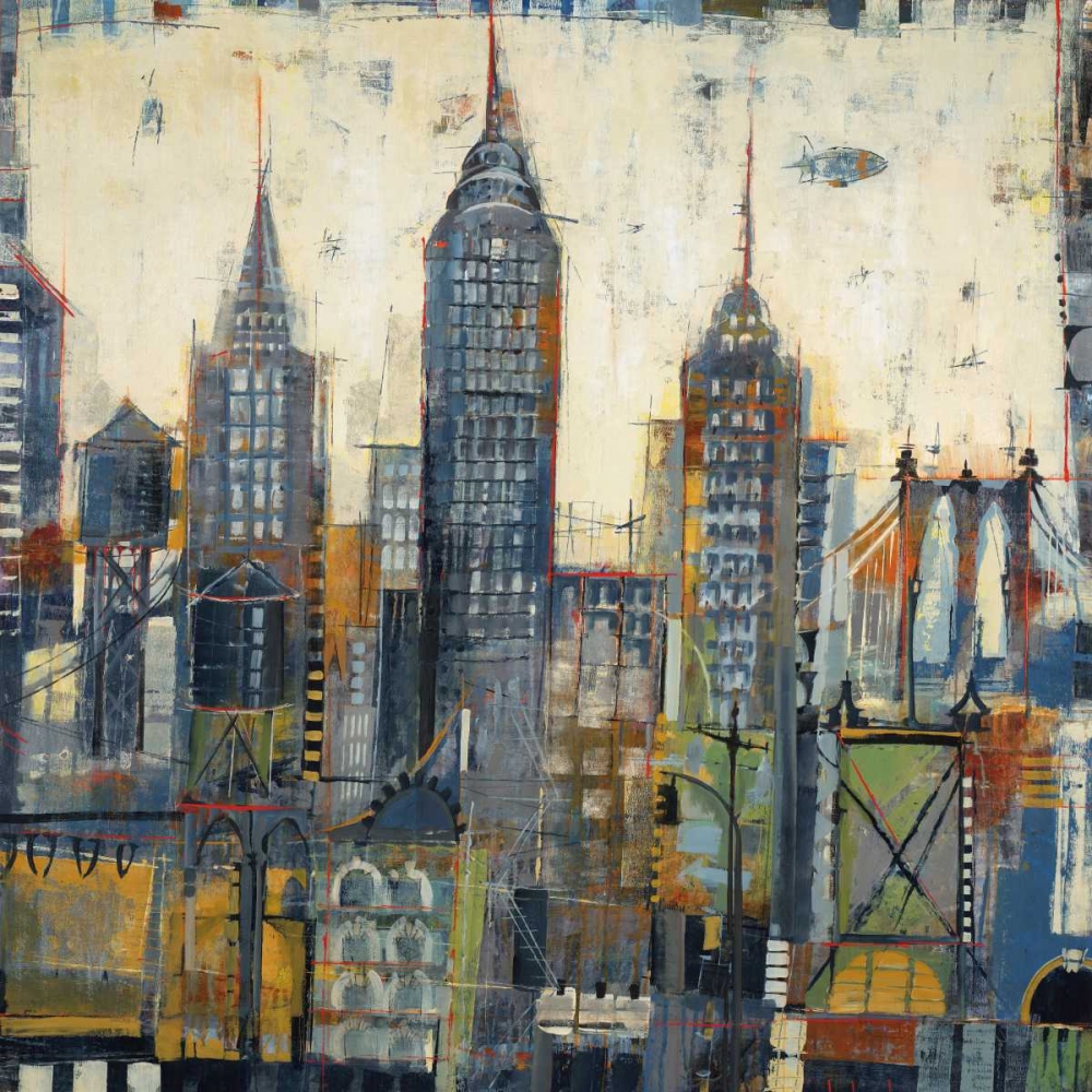Wall art: City Sketches, by jardine, Liz