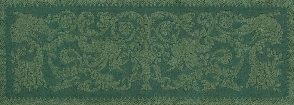 Wall Art Painting id:198178, Name: Sardinian Traditional Green Tapestry , Artist: anonymous