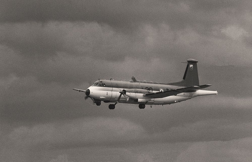 Wall art: Light Plane Black White , by anonymous