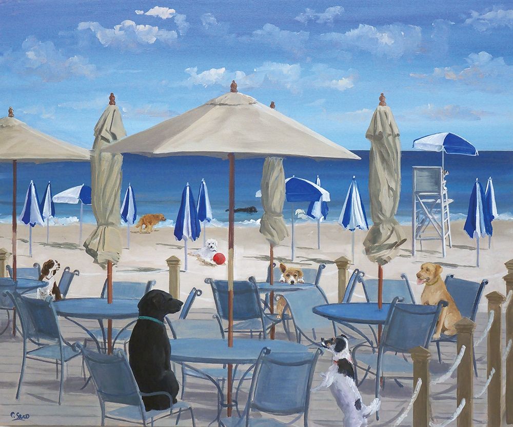 Art Print: Beach Club Tails II