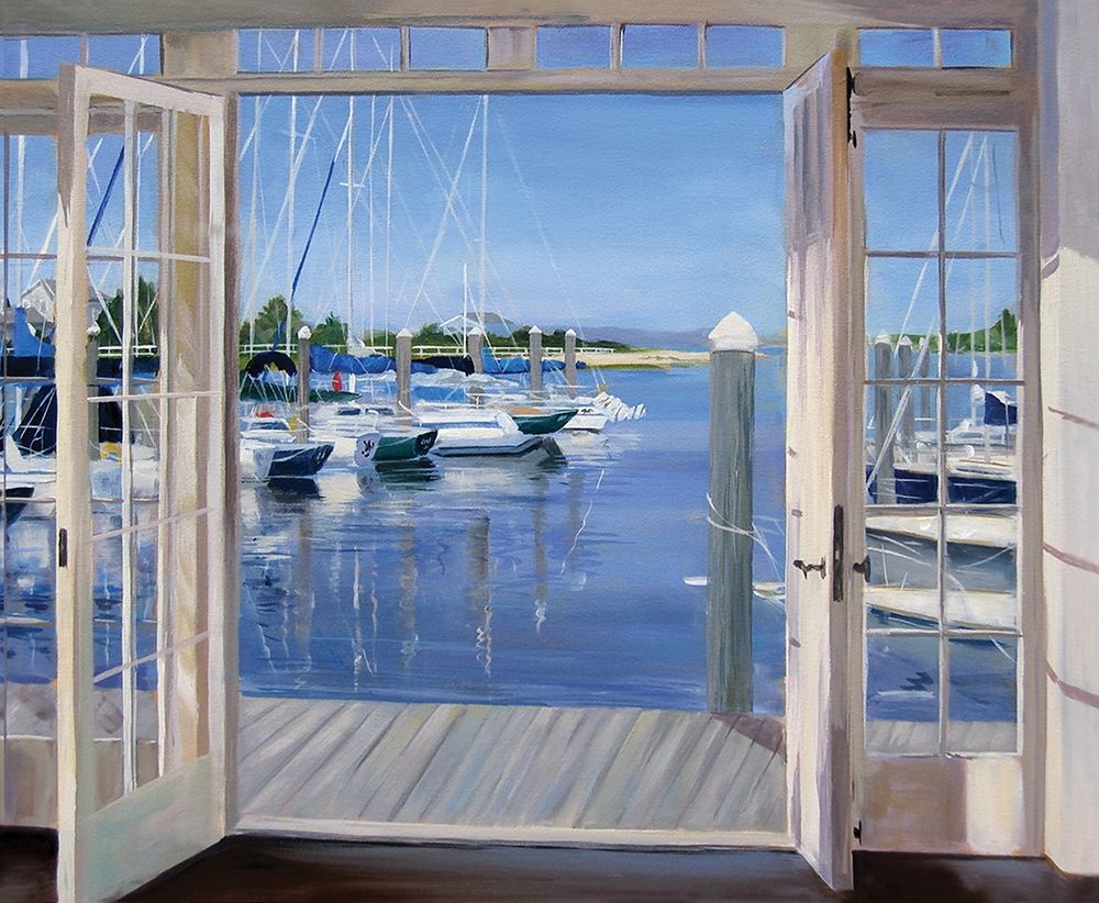 Art Print: Reflections, Marina Mill Creek