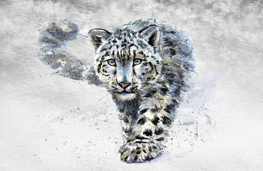 Art Print: Snow Leopard