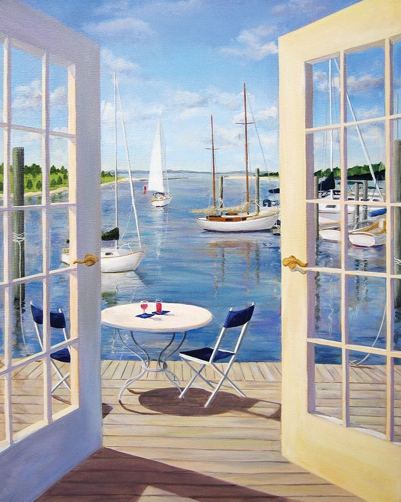 Art Print: Table on the Harbor
