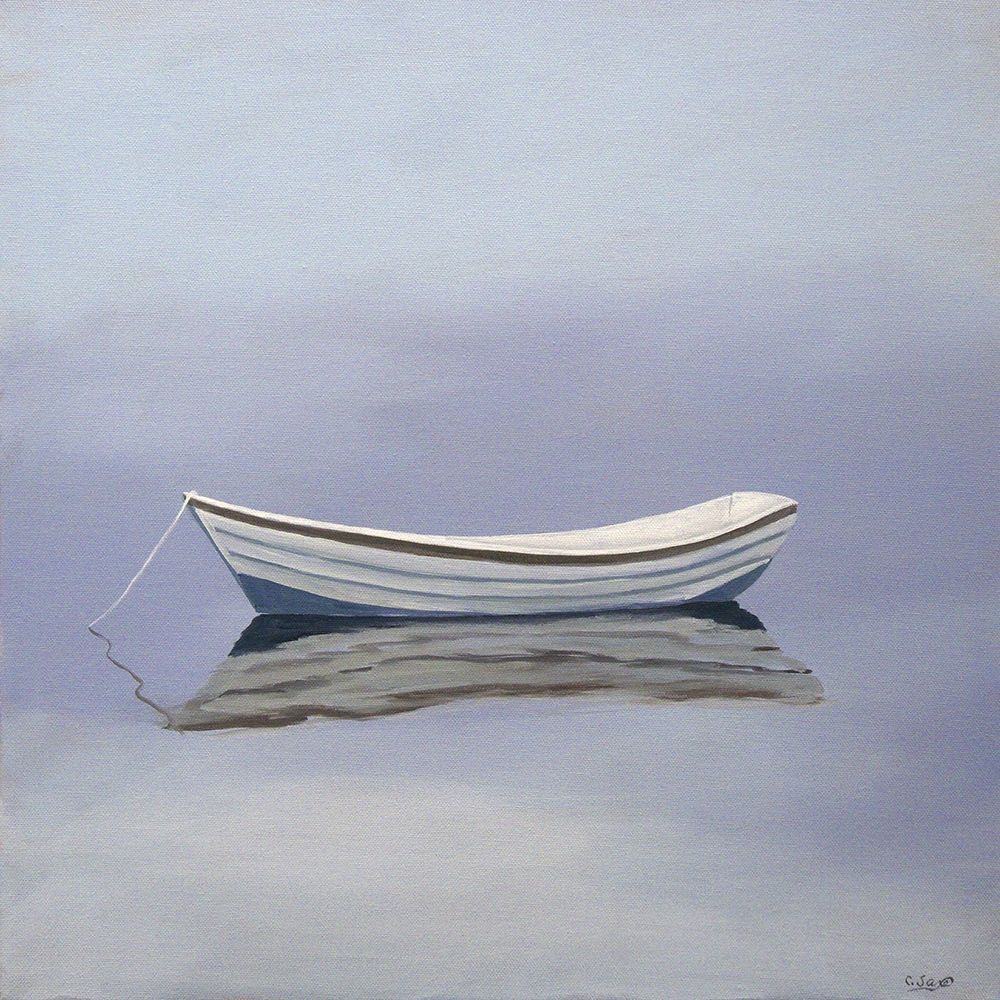 Wall art: Moored Rowboat, by Saxe, Carol