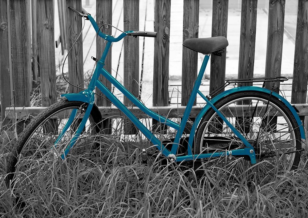 Art Print: Teal Bike I.