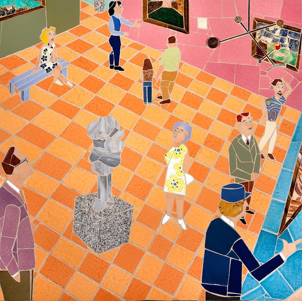 Wall Art Painting id:306714, Name: Art Museum Gallery, Artist: Mandell, Jonathan