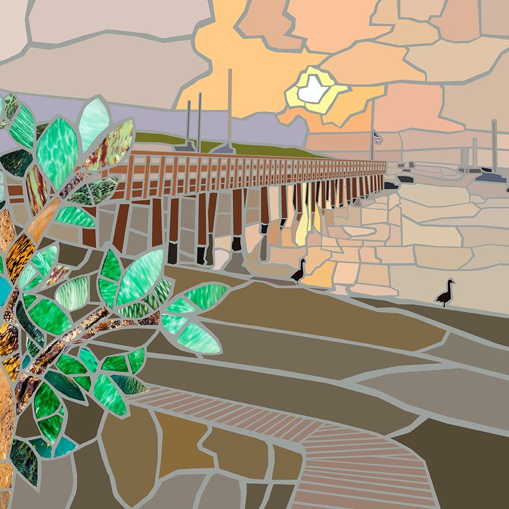 Wall Art Painting id:306726, Name: Nantucket in the Evening, Artist: Mandell, Jonathan