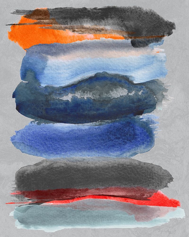 Art Print: Water Color Brushstrokes 1