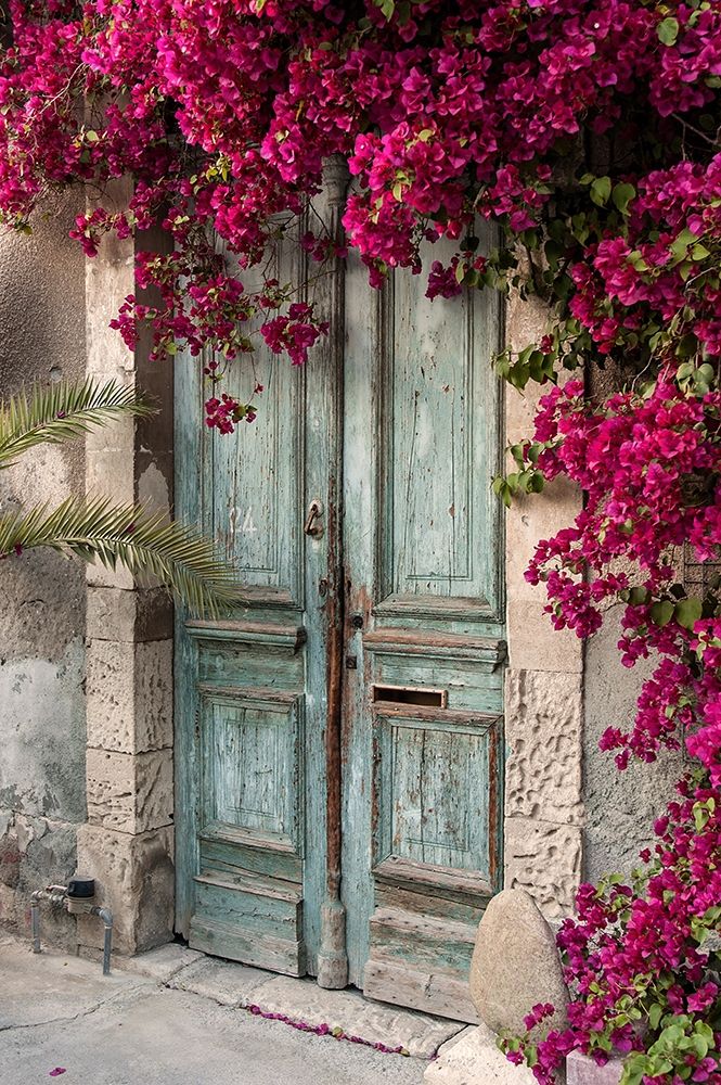 Wall art: Beautiful Antique Doorway, by Dinosmichail