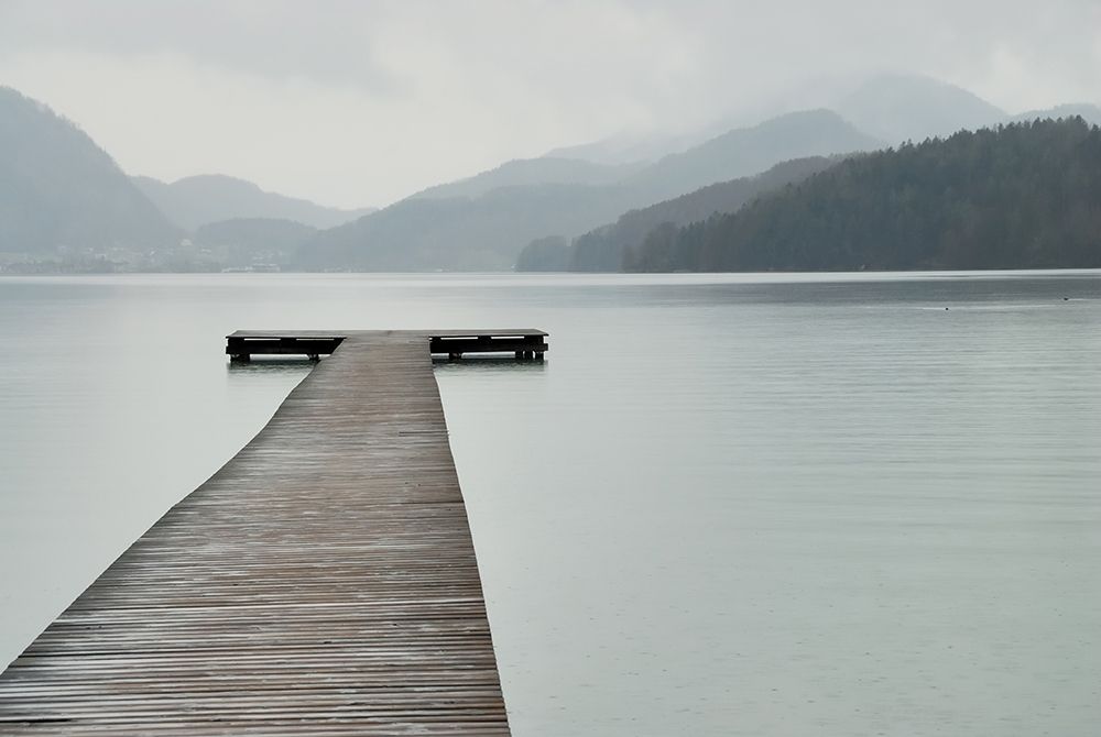 Art Print: Solitude at the Pier