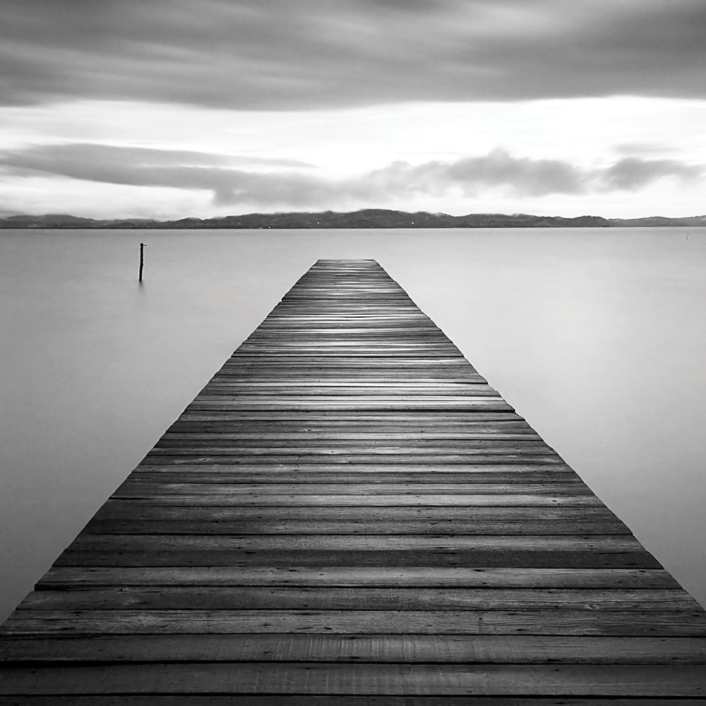 Wall art: Evening Jetty, by Mun, M. 