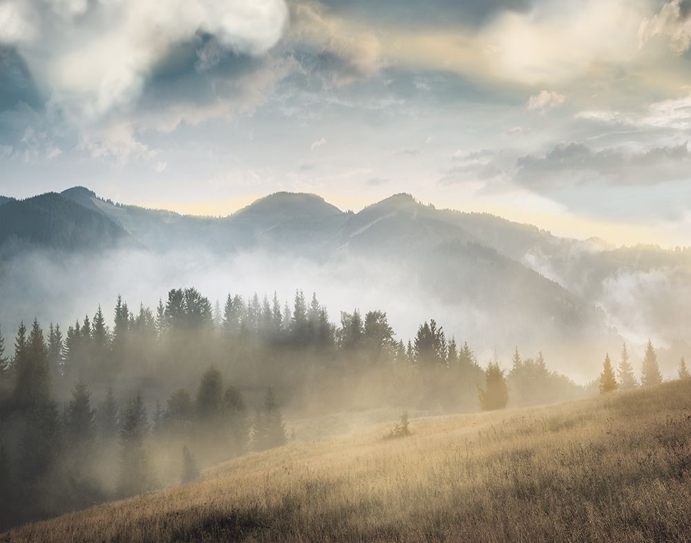 Wall Art Painting id:246718, Name: Amazing Mountain Landscape II., Artist: Anonymous