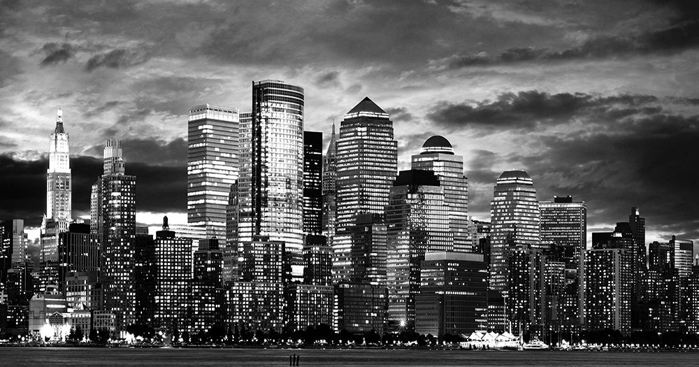 Wall Art Painting id:251794, Name: Manhattan Night Light I, Artist: Anonymous