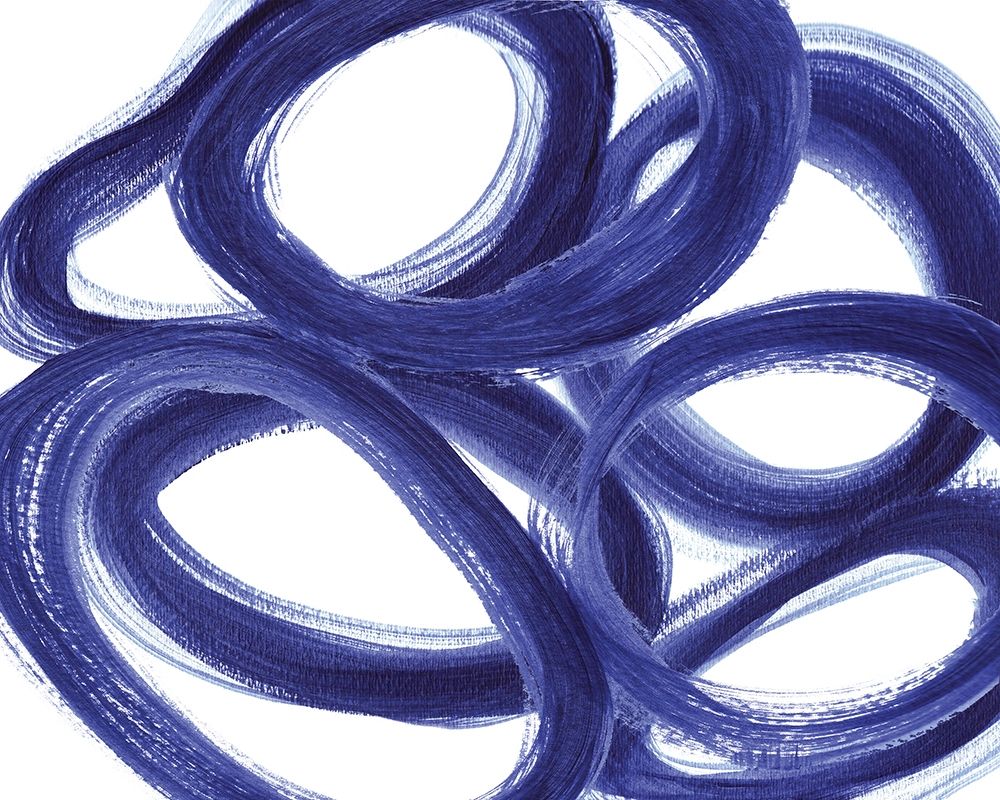 Art Print: Indigo Ellipses