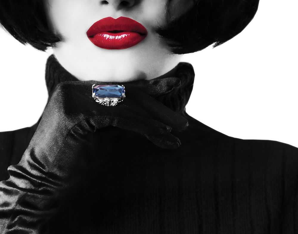 Wall art: Ruby Lips I, by Anonymous