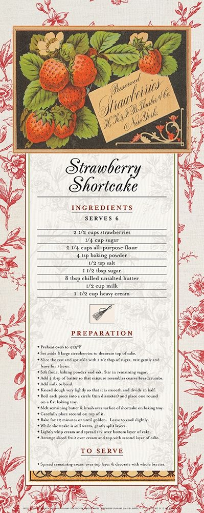 Wall Art Painting id:338734, Name: Strawberry Shortcake, Artist: Unknown