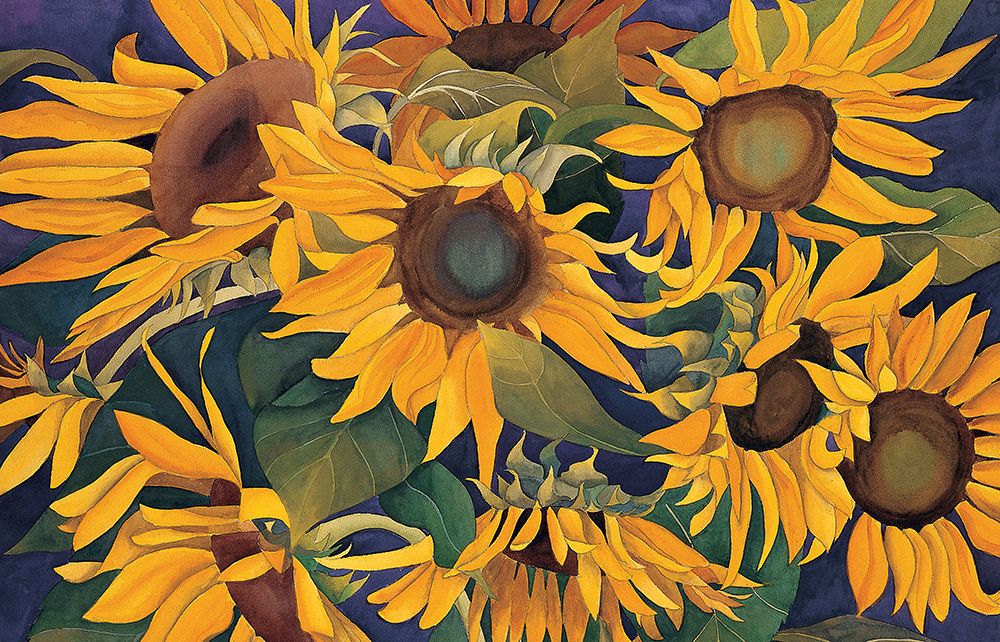 Wall Art Painting id:543579, Name: Sunflower Madness, Artist: Unknown