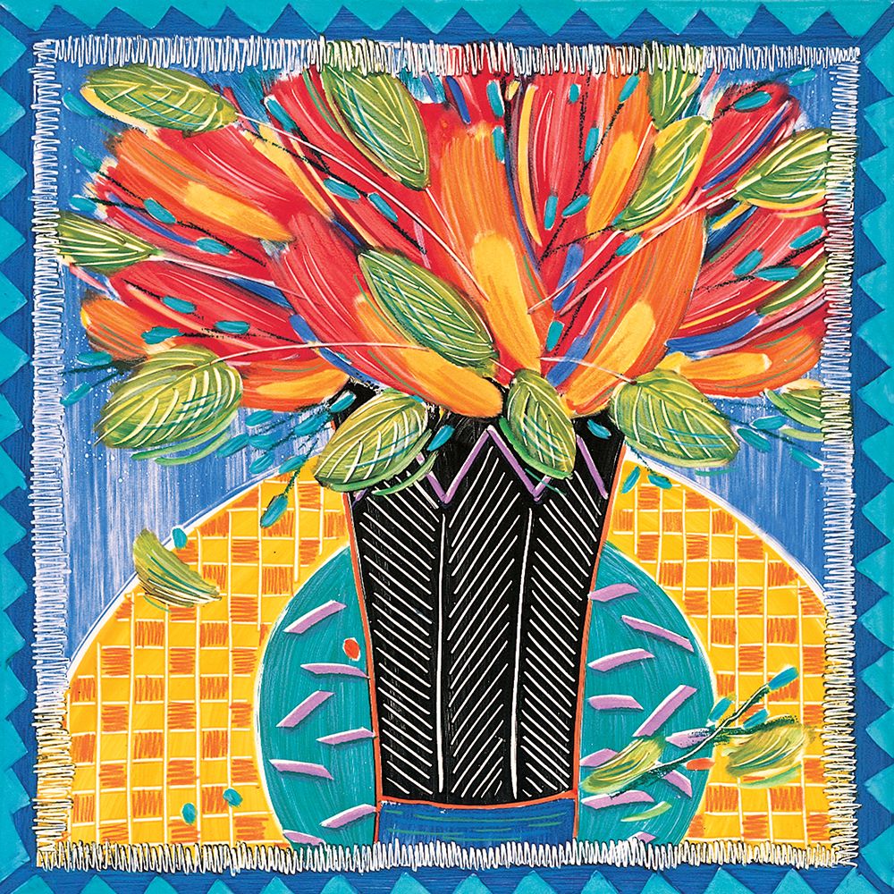 Art Print: Colorful Vase