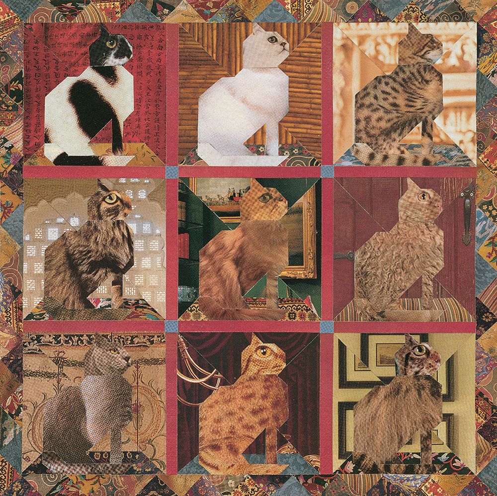 Wall art: Tapestry of Cats, by Unknown