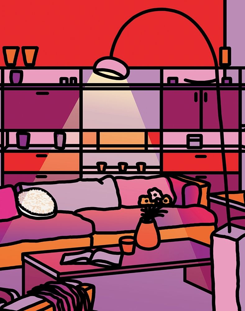 Wall art: Colorful II, by Unknown