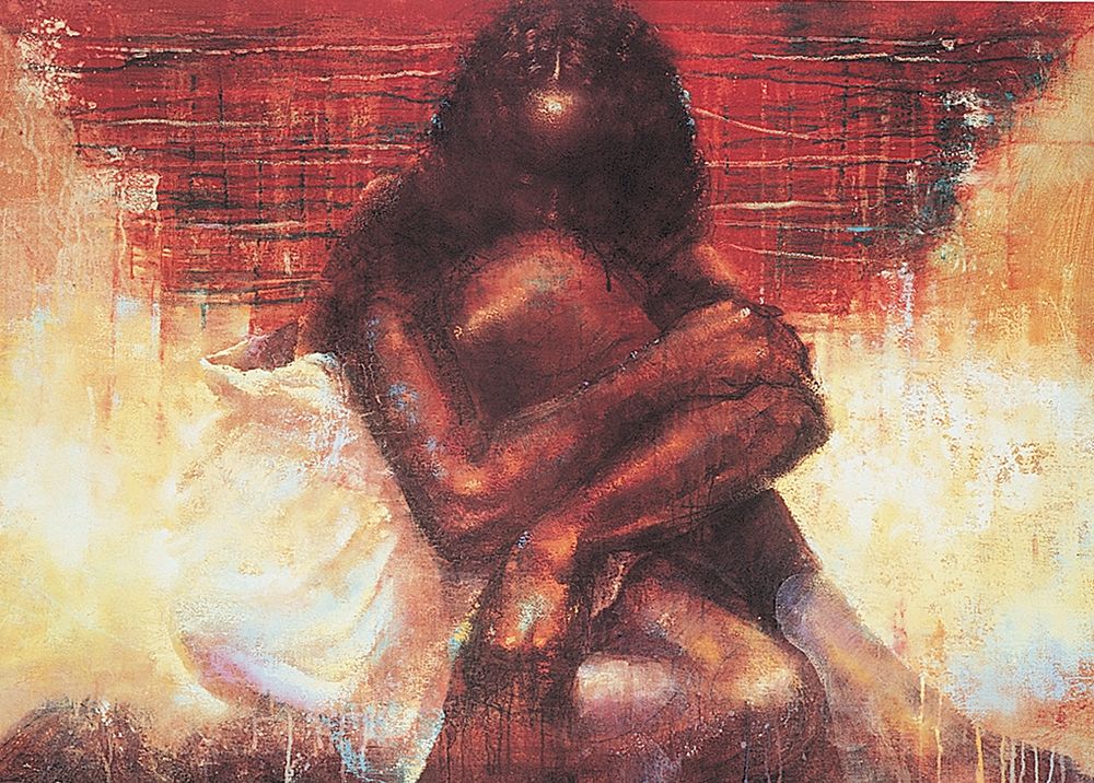 Art Print: Abstract Embrace