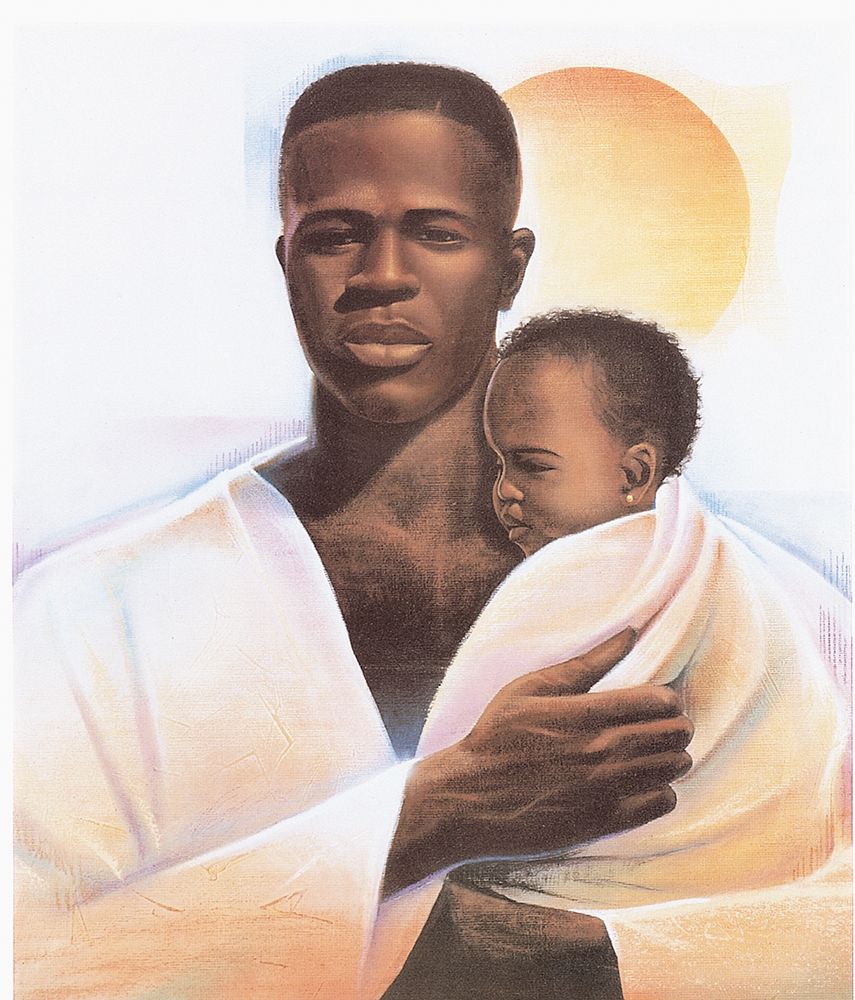 Wall Art Painting id:335574, Name: Father and Child, Artist: Unknown