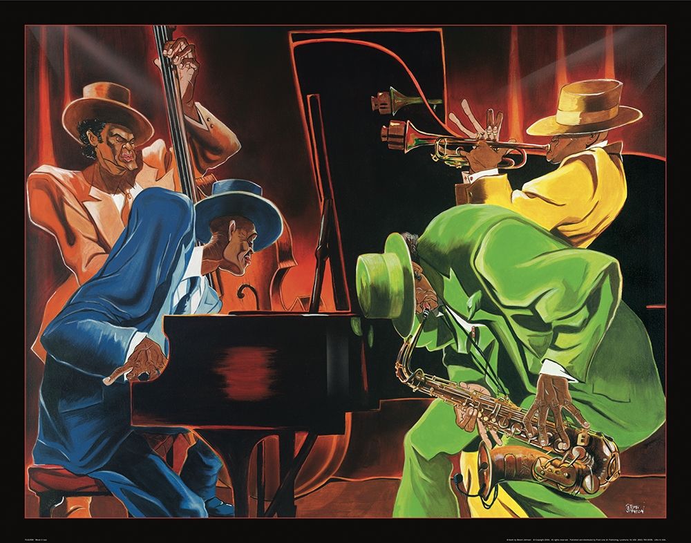 Wall art: Jazz Quartet, by Frontline