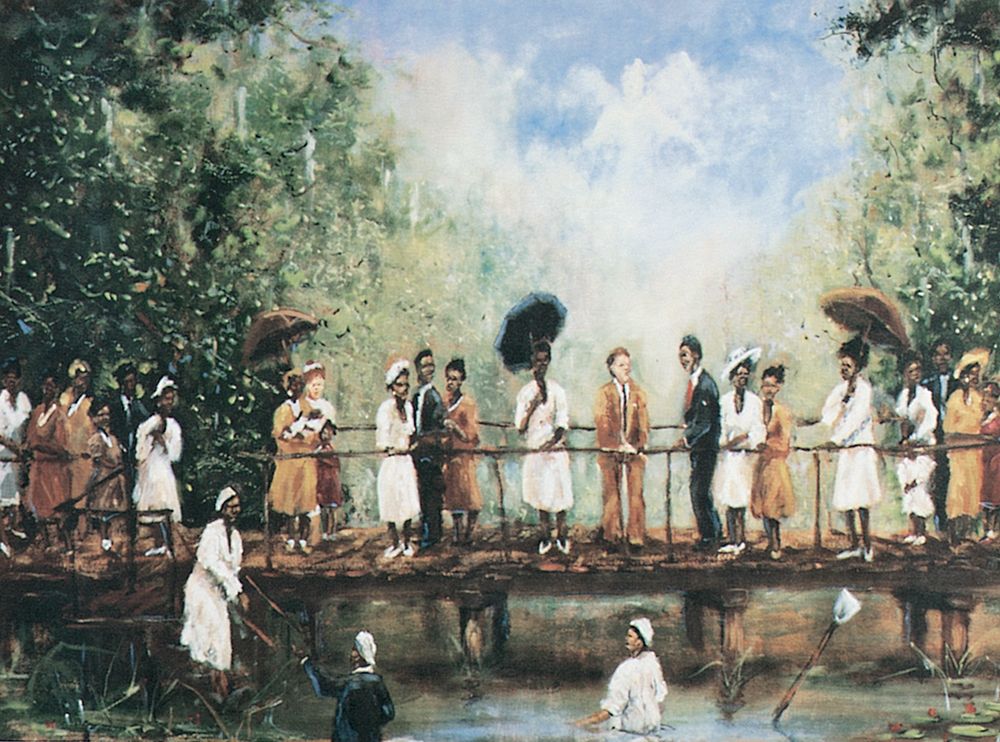 Wall Art Painting id:335608, Name: Black Baptism, Artist: Unknown