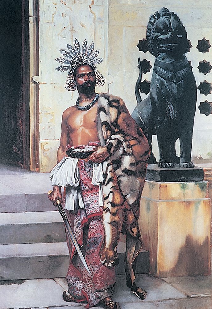 Wall Art Painting id:335691, Name: Warrior II, Artist: Unknown