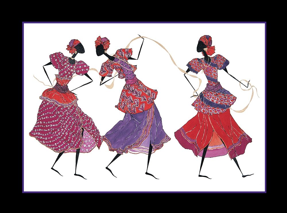 Wall Art Painting id:324823, Name: Dancin Trio, Artist: Unknown