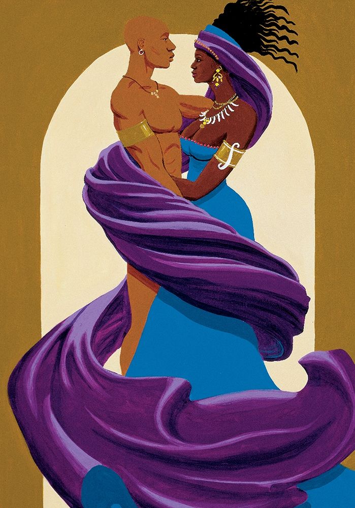 Wall Art Painting id:324466, Name: Entwined Couple, Artist: Unknown