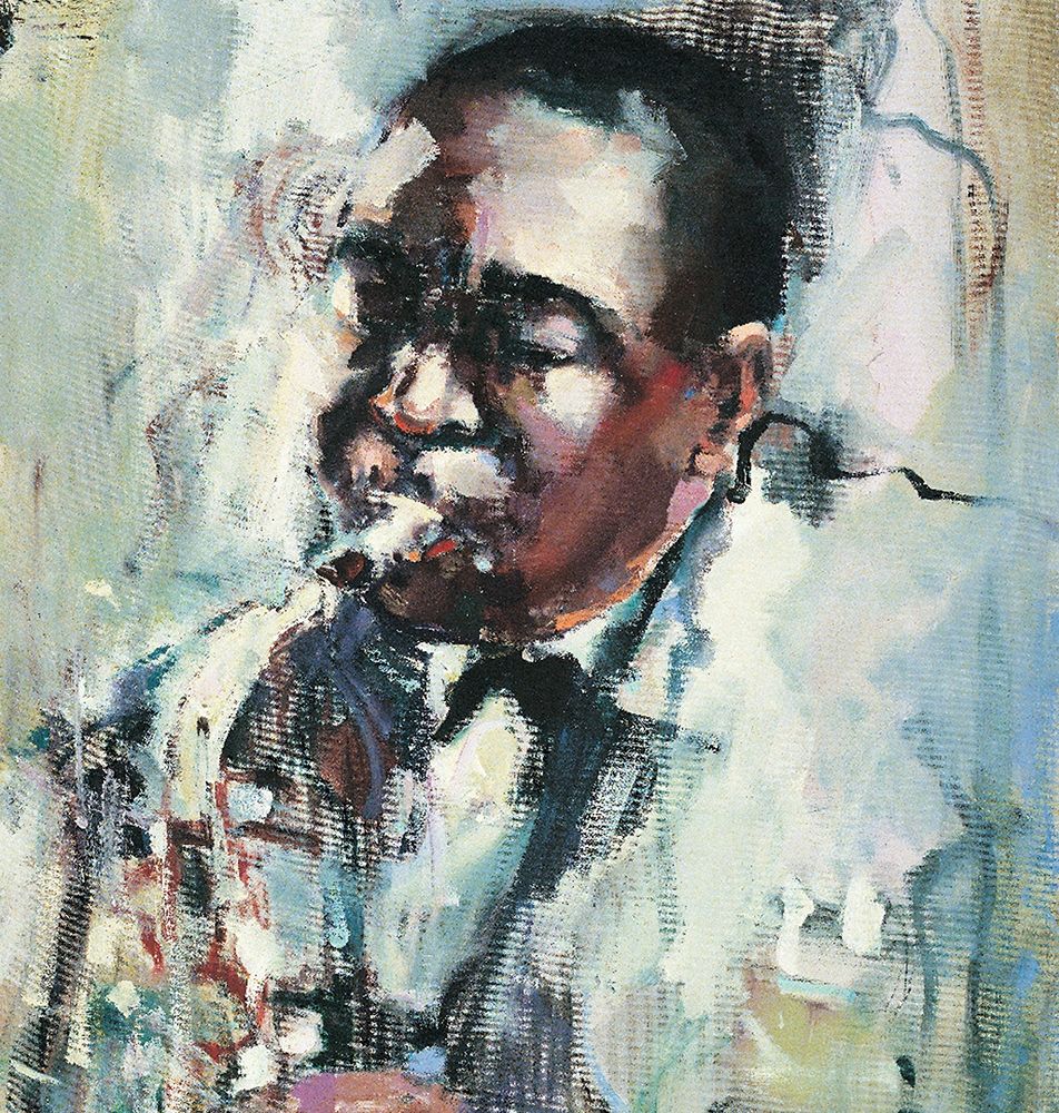 Wall Art Painting id:332562, Name: Saxin the Blues, Artist: Unknown