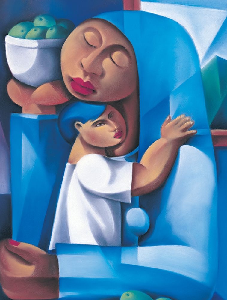 Wall Art Painting id:335591, Name: Madonna and Child, Artist: Unknown