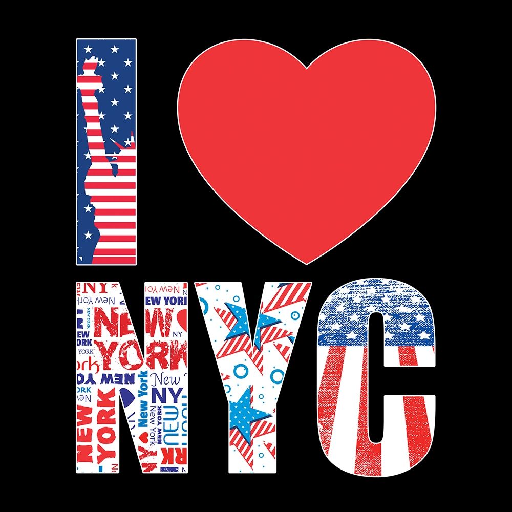 Wall art: I love NY, by BRAUN Studio