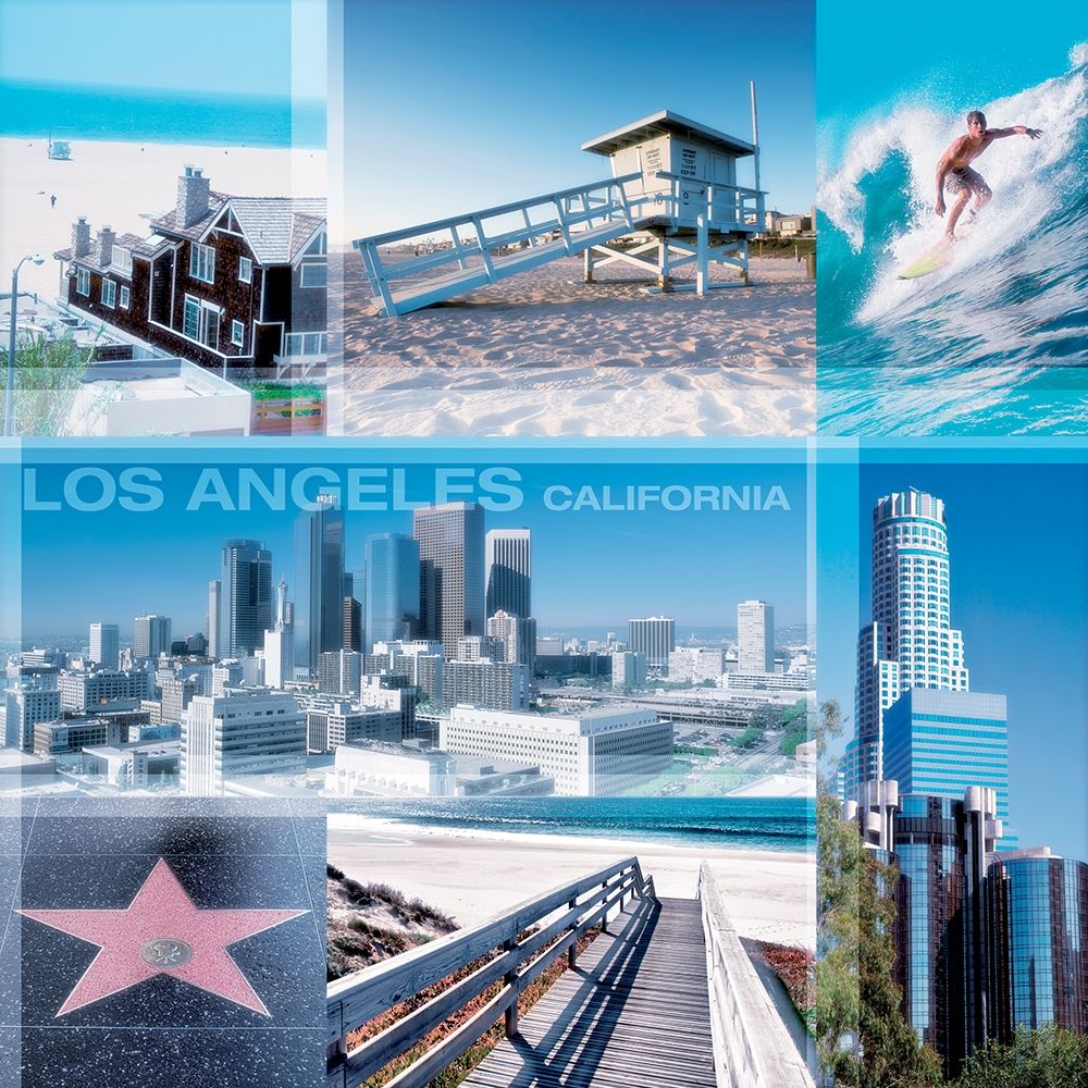 Wall Art Painting id:242652, Name: Los Angeles, Artist: BRAUN Studio