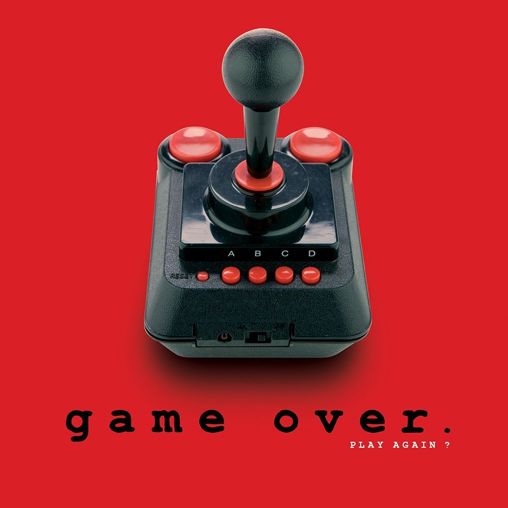 Wall art: Game over, by BRAUN Studio