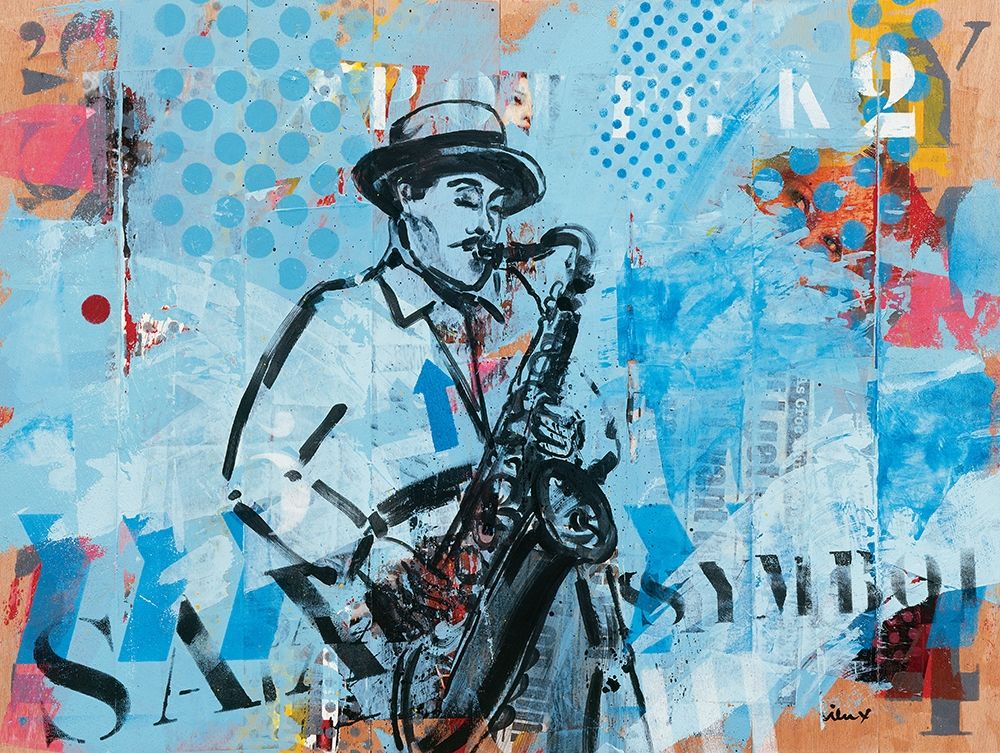 Wall Art Painting id:243766, Name: Jazz IV, Artist: Vieux, Thierry