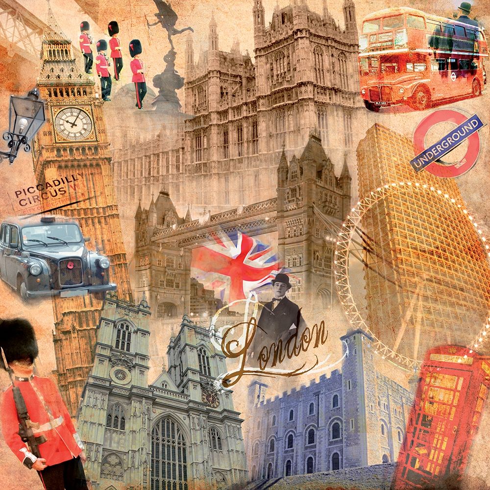 Wall Art Painting id:242645, Name: London Piccadilly, Artist: BRAUN Studio